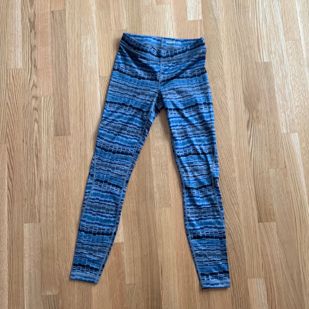 Unworn Toad&co blue patterned leggings